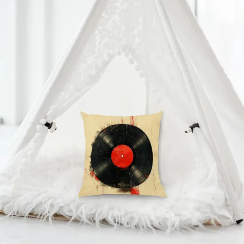 Vista 5 de Fundas de almohada retro de 16 x 16 pulgadas, fundas de almohada decorativas cuadradas para sofá, dormitorio, sala de estar, casa de campo