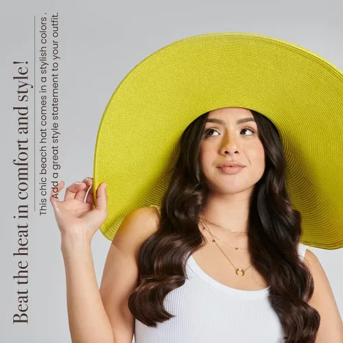 Vista 29 de San Diego Hat Company Ultrabraid Sombrero con ala extra grande, para mujer.