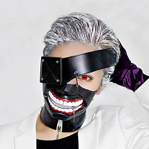Vista 6 de LinkStart – Máscara de Ken Kaneki de Tokyo Ghoul, temporada 2