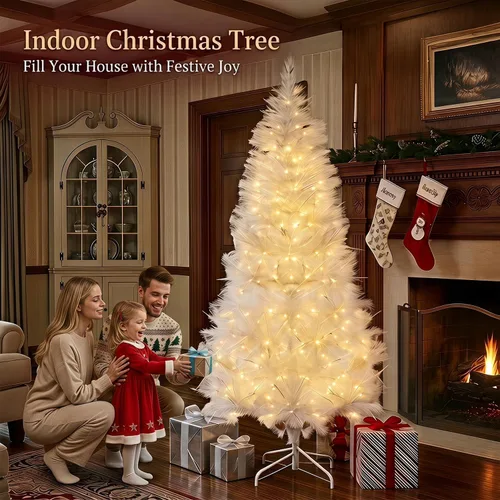 Vista 4 de Árbol de Navidad de 4 pies con luz, árbol de Navidad artificial