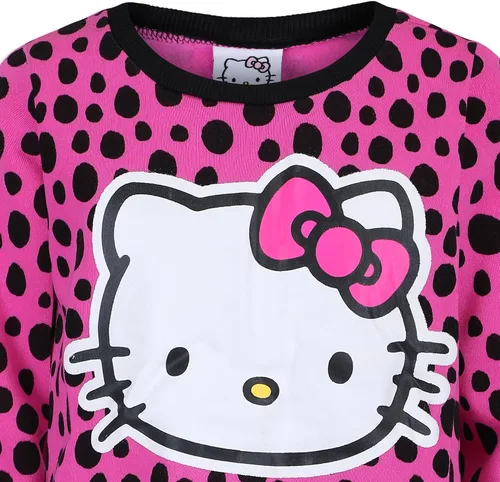 Vista 3 de Hello Kitty Conjunto de sudadera y pantalones de manga larga para niñas, niños pequeños y niñas grandes