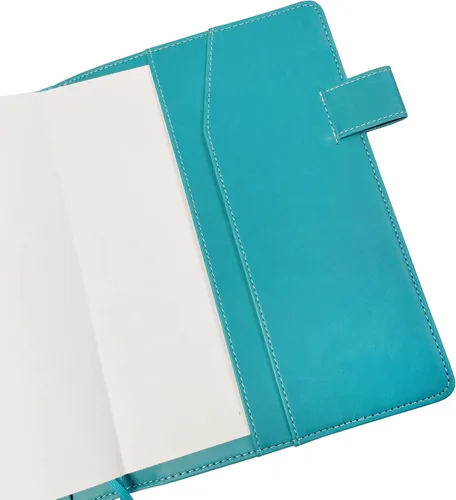 Vista 6 de Fromthenon Funda de tela A5 de alta calidad para planificador de cuaderno recargable [solo funda A5] (gris)