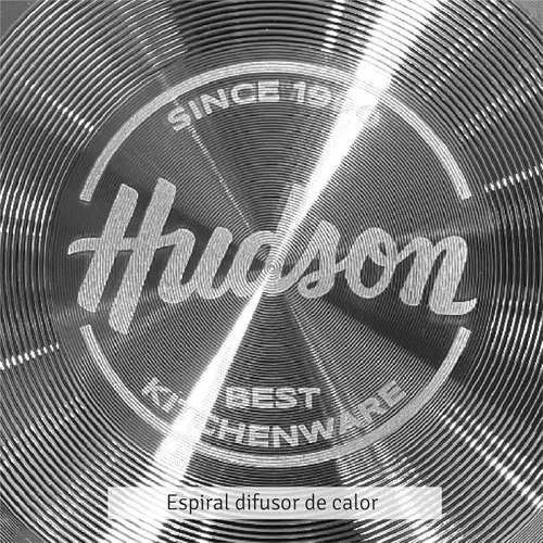 Vista 8 de HUDSON - Sartén antiadherente de cerámica de 8 pulgadas, ollas y sartenes, cobre