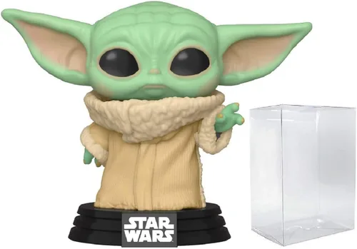 Vista 5 de Pop! Funko Star Wars The Mandalorian - Figura de vinilo Baby Yoda The Child