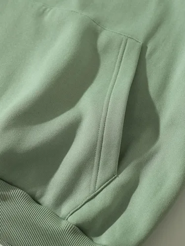 Vista 5 de SOLY HUX Sudadera con capucha para hombre con estampado de letras con cordón y manga larga con bolsillo