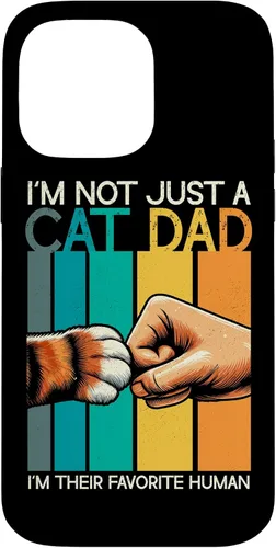 Vista 21 de Cat Dad Father Cat Lover Parent Father's Day Papa Fatherhood Case for iPhone 16