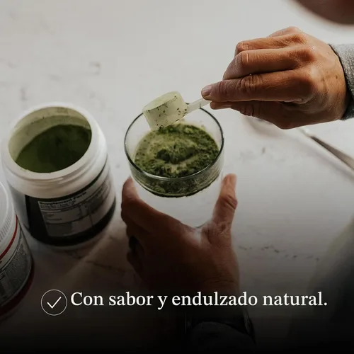 Vista 5 de BARE PERFORMANCE NUTRITION, BPN Strong Greens Superalimento en Polvo, Limón, 30 Porciones