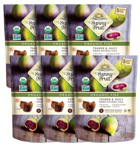 Vista 9 de Sunny Fruit Higos secos turcos orgánicos suaves, bolsa a granel de 2.5 libras Sin conservantes, sin azúcar añadido Bocadillo saludable