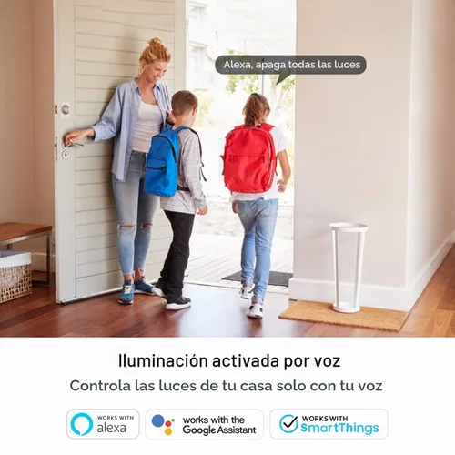 Vista 4 de TREATLIFE Paquete de 4 interruptores inteligentes de 3 vías, interruptor de luz inteligente WiFi de 2.4 GHz, funciona con Alexa, Google Home