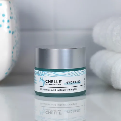 Vista 4 de MyChelle Dermaceuticals Gel reafirmante instantáneo, ácido hialurónico concentrado al 2% de grado Spa