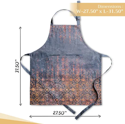 Vista 508 de Maison d' Hermine Delantales para mujer con bolsillo, 100% algodón (27.50 x 31.50 pulgadas)