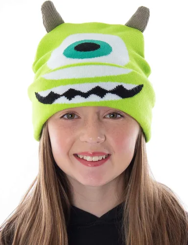 Vista 3 de Disney Monsters Inc. Mike Wazowski - Gorro bordado de personajes, Mike Wazowski