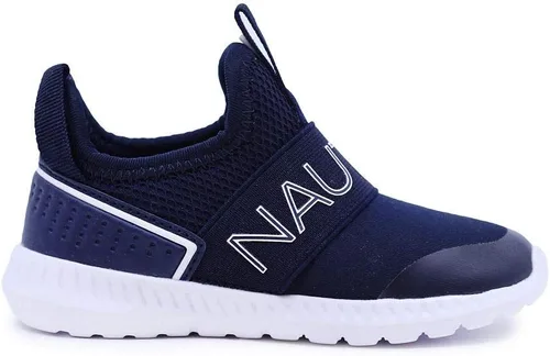 Vista 2 de Nautica Tenis sin cordones para niños zapatos deportivos elegantes y cómodos para niños y niñas en tallas de niños pequeños y niños pequeños