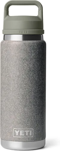 Vista 22 de YETI Rambler - Botella de 26 oz, aislada al vacío, de acero inoxidable con tapa Chug, color negro