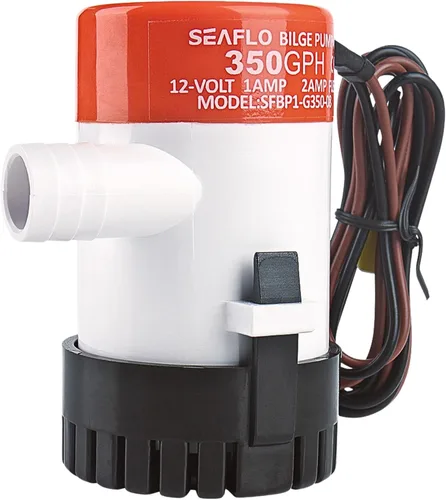 Vista 19 de SEAFLO Bomba de sentina automática serie 06 – 12 V CC, 750 GPH, interruptor de flotador integrado, totalmente sumergible, construcción duradera