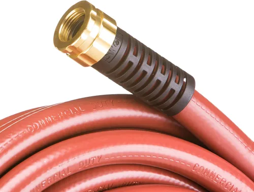 Vista 3 de Swan ContractorPLUS Manguera de riego resistente, 50 pies de longitud, 3/4 pulgadas de diámetro, 400+ PSI, rojo