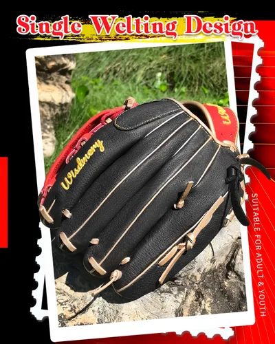 Vista 3 de Guante de Béisbol y Sóftbol de Piel Plena para Adultos y Jóvenes, Infield y Outfield