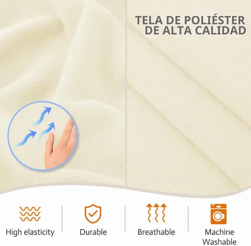 Vista 4 de KEKUOU 4 piezas de fundas elásticas para sofá de 3 cojines, fundas para sofá para mascotas, fundas para sofá lavables, suaves y elásticas, protector