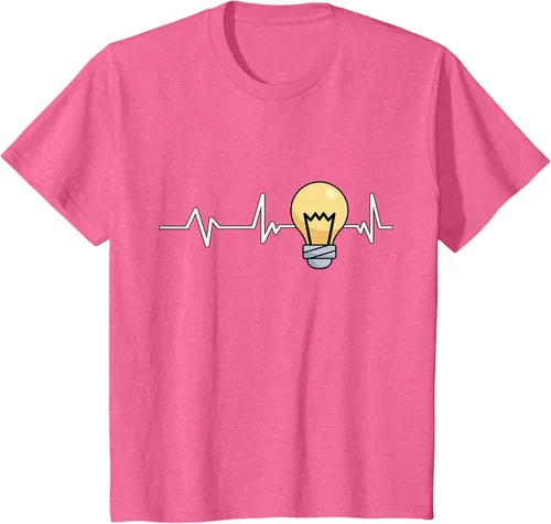 Vista 35 de Bombilla Heartbeat bombilla regalo bombilla bombilla camiseta Negro