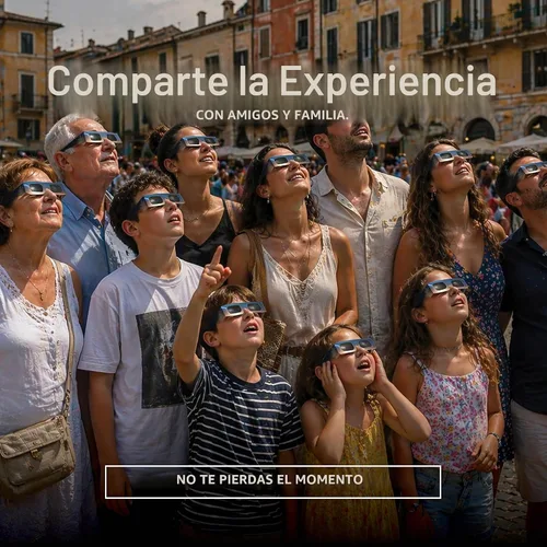 Vista 4 de Medical King - Gafas de eclipse solar, paquete de 10 gafas con certificación ISO 12312-2 y CE para visión segura, eclipse solar 2026, el eclipse 12