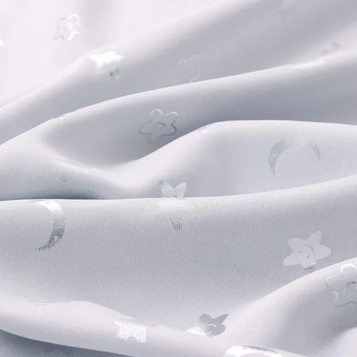 Vista 5 de Cortinas opacas «BGment Moon and Stars» para dormitorio infantil.