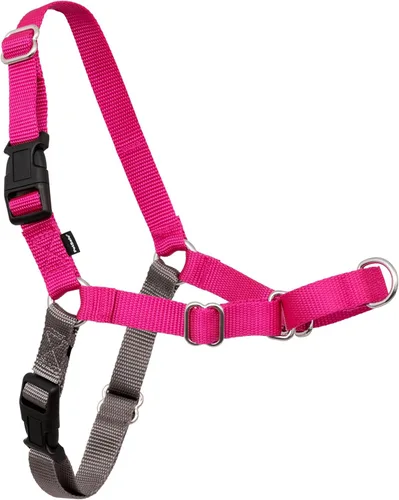Vista 33 de Arnés de paseo fácil de PetSafe, Negro/Plateado