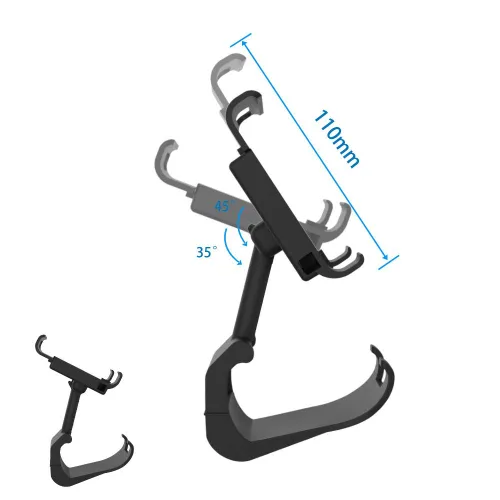 Vista 7 de J&TOP Adjustable Mount Clip for Switch Official Pro Controller, The Original Pro Controller Clip Mount Compatible with Nintendo SwitchOLED Lite