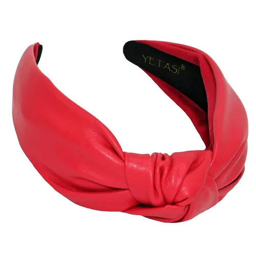 Vista 22 de Diademas de cuero para mujer, marfil elegante durante todo el año, para usar todo el día. Bandas para la cabeza para mujeres adultas y mujeres