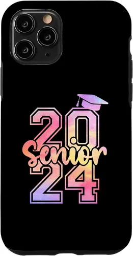 Vista 26 de Funda para iPhone 11 Pro Max Senior 2024 Clase de 2024 Seniors Graduación 2024 Senior 24