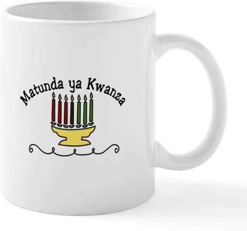 Vista 30 de CafePress Celebrate Kwanzaa - Taza de café de cerámica de 11 oz (11.0 fl oz)