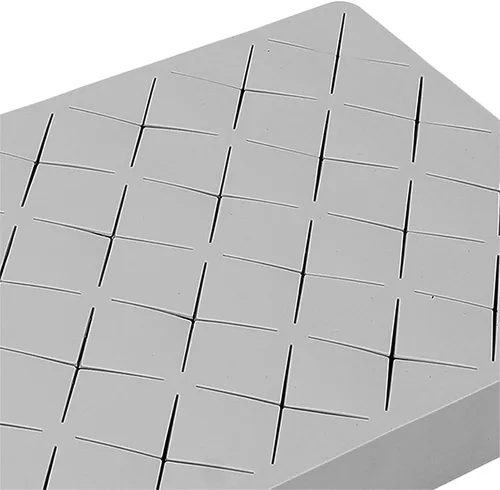 Vista 4 de Organizador minimalista de lápiz labial, caja de almacenamiento de maquillaje de silicona, 36 rejillas, gris, belleza/maquillaje