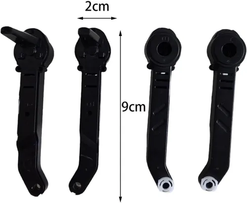Vista 4 de Brazos de repuesto premium para dron E88 E99, negro