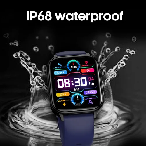 Vista 8 de Reloj inteligente para mujeres y hombres (respuesta/dial) reloj inteligente IPS de 1.96 pulgadas, frecuencia cardíaca 24/7, oxígeno en sangre