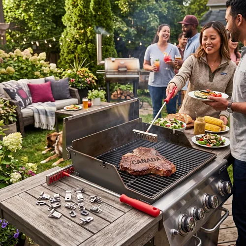 Vista 9 de CHICIRIS Hierro de marca de carne para barbacoa, hierro de marca personalizado de acero inoxidable con letras intercambiables para hamburguesa