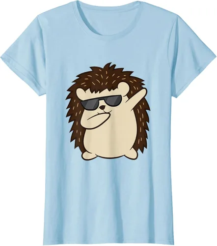Vista 29 de Dabbing Hedgehog Funny Hedgehog Camiseta S