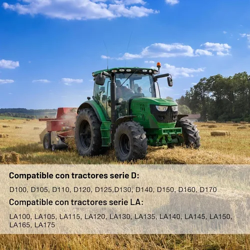 Vista 2 de Kit de Eslabón de Arrastre del Sector de Dirección Misakomo, Kit de Barra de Dirección de 19 Dientes Compatible con Cortacésped John Deere D110 D120