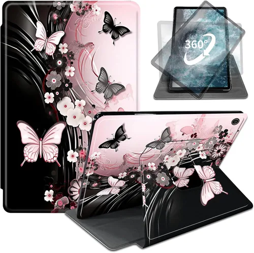 Vista 18 de Funda para iPad de 10.2 / iPad de 9ª generación 2021/iPad de 8ª generación 2020/iPad de 7ª generación 2019, rotación de 360 grados + encendido