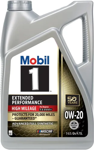 Vista 2 de Mobil 1 rendimiento extendido alto kilometraje 0W-20; 5QT