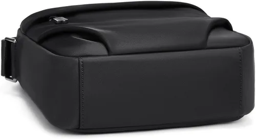 Vista 8 de Colins Keirs Bolso bandolera para hombre, bolso bandolera de viaje con cremallera y correa de hombro ajustable. Bolsa de mensajero pequeña