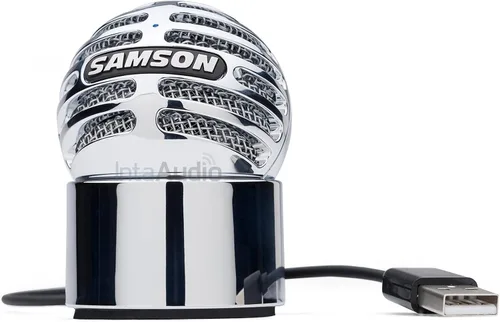 Vista 2 de Micrófono de condensador USB Samson Meteorite, Cromado