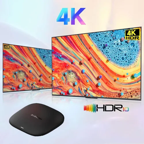 Vista 3 de Xiaomi Mi Box S Android TV con Control Remoto Google Assistant Reproductor de Medios de Transmisión - Chromecast Incorporado - 4K HDR - Wi-Fi - 8 GB