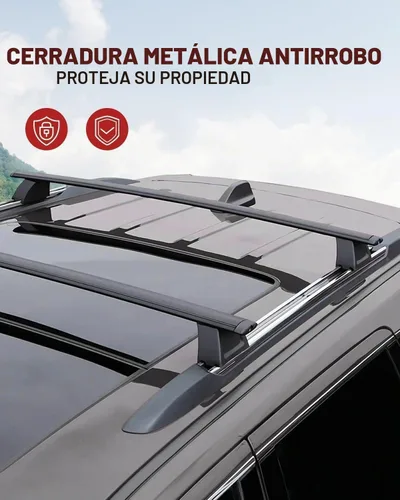Vista 4 de Barras transversales Richeer para portaequipajes de techo de 300 libras para Grand Cherokee 2011-2021