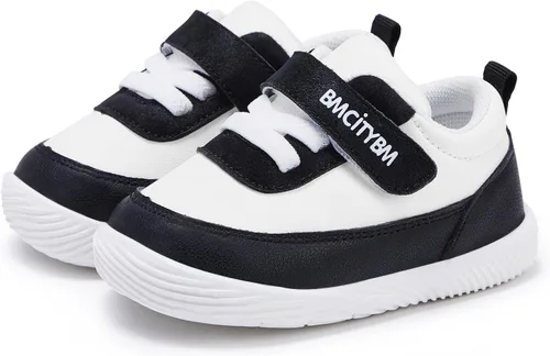 Vista 4 de BMCiTYBM Zapatos de bebé niño niña bebé zapatillas de invierno cálido antideslizante primeros caminantes 6-24 meses
