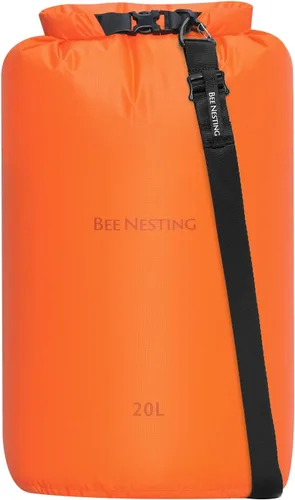 Vista 12 de Bee Nesting Juego de bolsas secas ultraligeras para mochileros, saco seco impermeable para camping, senderismo, motocicleta, saco de cosas ligeras
