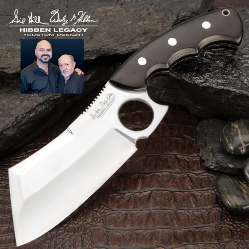 Vista 2 de Gil Hibben Legacy - Cuchillo de carnicero para carne, 10.75 pulgadas de longitud