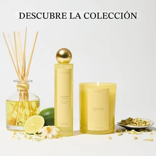 Vista 6 de Vela perfumada de bergamota y jazmín 11 onzas, 60 horas de combustión Cera de soja natural, mecha de algodón Velas perfumadas de soja