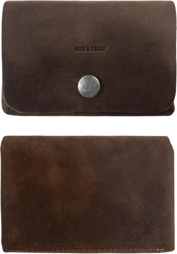 Vista 2 de Hide & Drink, Cartera de doble bolsa para hombres y mujeres, soporte rectangular para tarjetas, organizador de dinero, funda de identificación