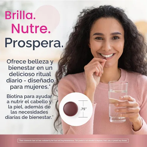 Vista 6 de NeoCell Gomitas multivitamínicas para mujer 80 gomitas Multi con colágeno avanzado con minerales esenciales Sabor a bayas