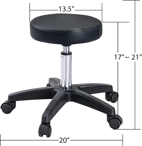 Vista 3 de Silla de tatuaje con taburete hidráulico ajustable para salón de belleza, spa, masaje de cama rosa, cama de masaje, mesa de masaje, silla de salón