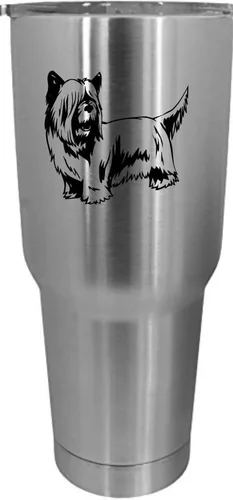 Vista 198 de Cairn Terrier - Vaso grabado con temática de perro, 30 onzas
